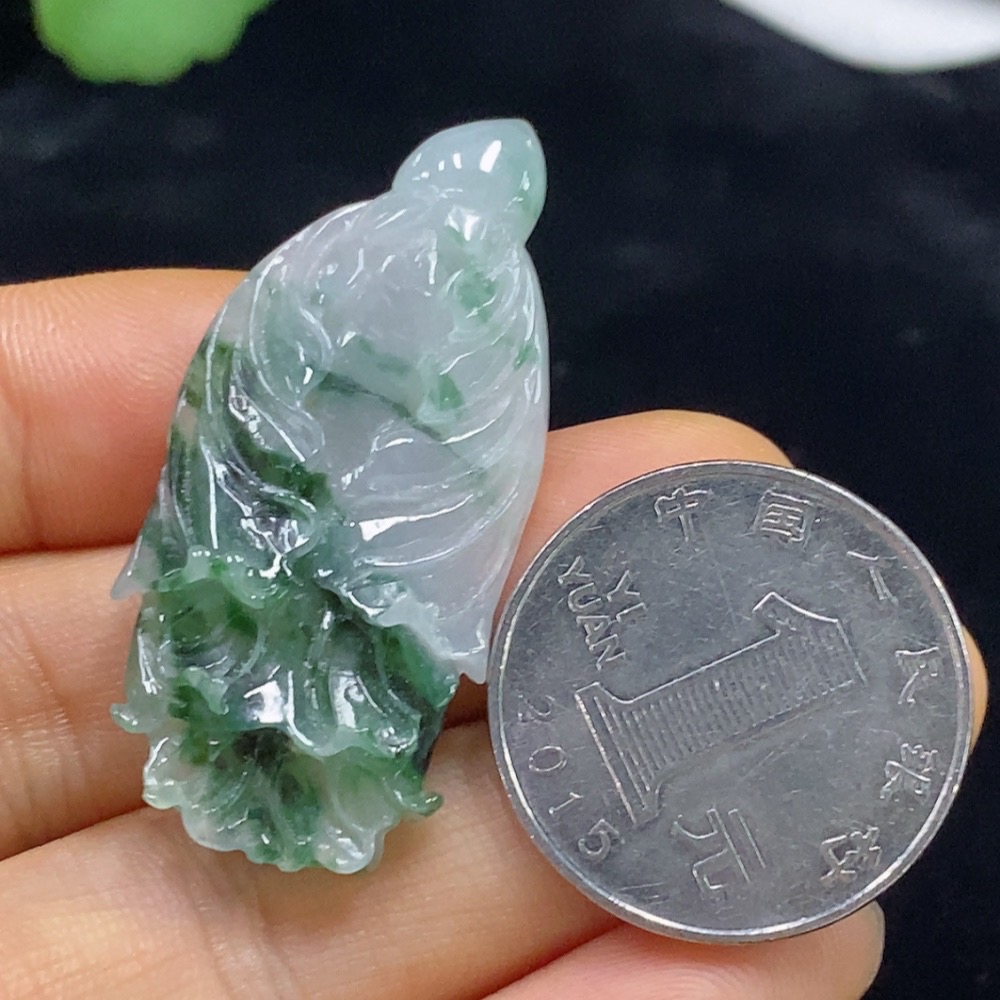 F34974357 Jadeite Cabbage Pendant