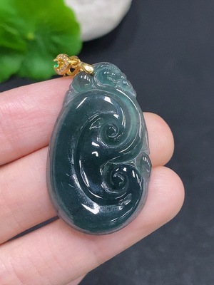F33831133 JadeiteRuyi Pendant Non-Gold-Inlaid Total Weight Approx. 5.7g