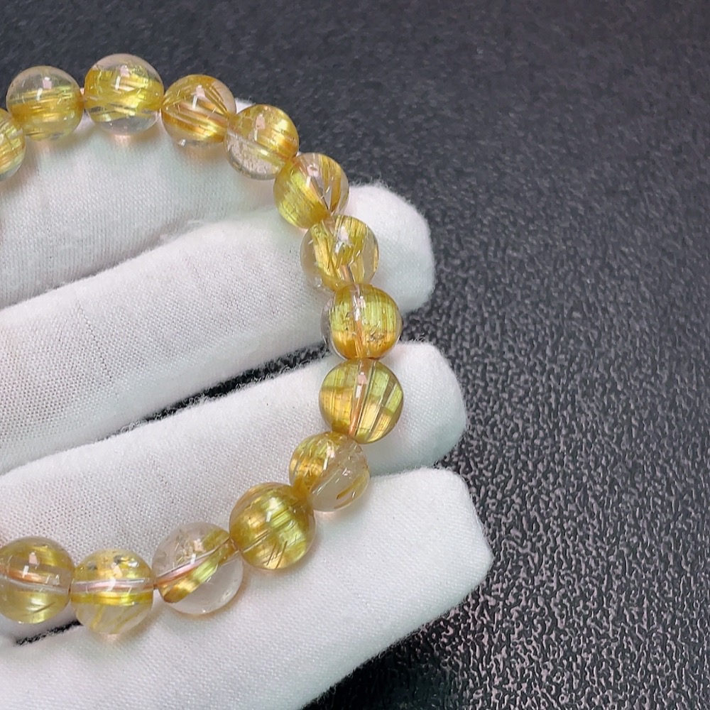 C34006900 Crystal Bracelet Total Weight Approx. 22.39g Size About 8.6mm