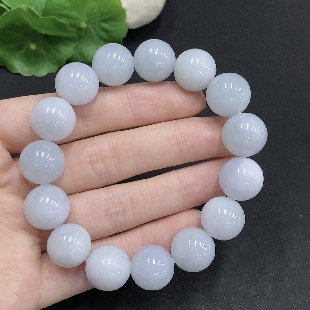 F33906800 Jadeite Bracelet Total Weight Approx. 73.1g Size 14mm