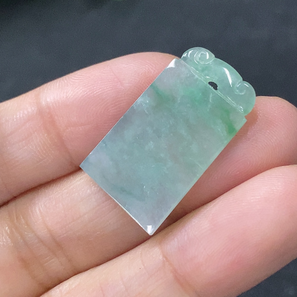 F31614324 Jadeite Pendant Total Weight Approx. 1.83g