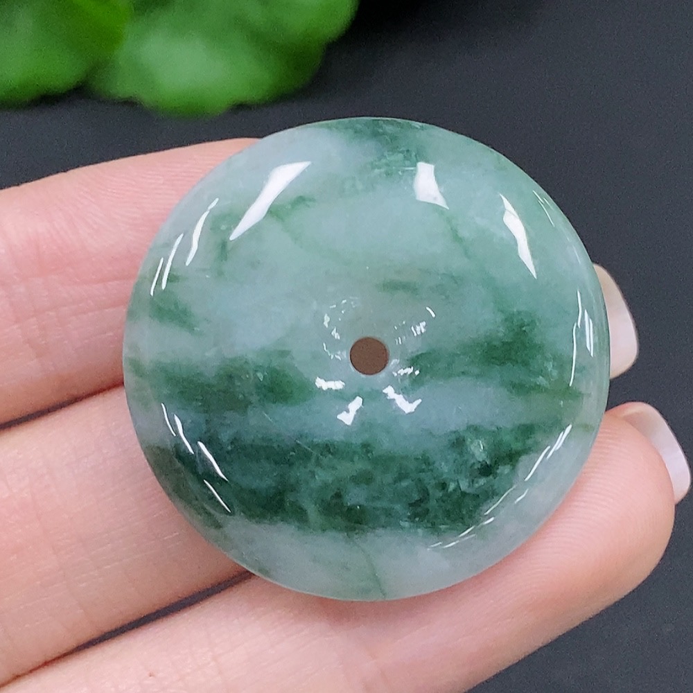 F26016576 Jadeite Safety Buckle Total Weight About 12.2g