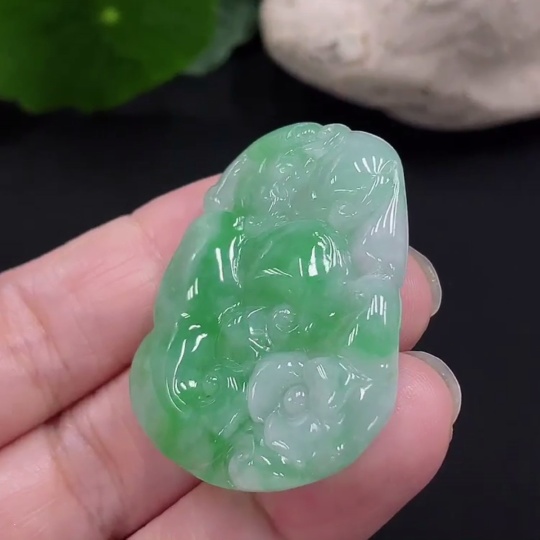 F31675451 JadeiteRuyi Pendant, Total Weight Approx. 12.5g