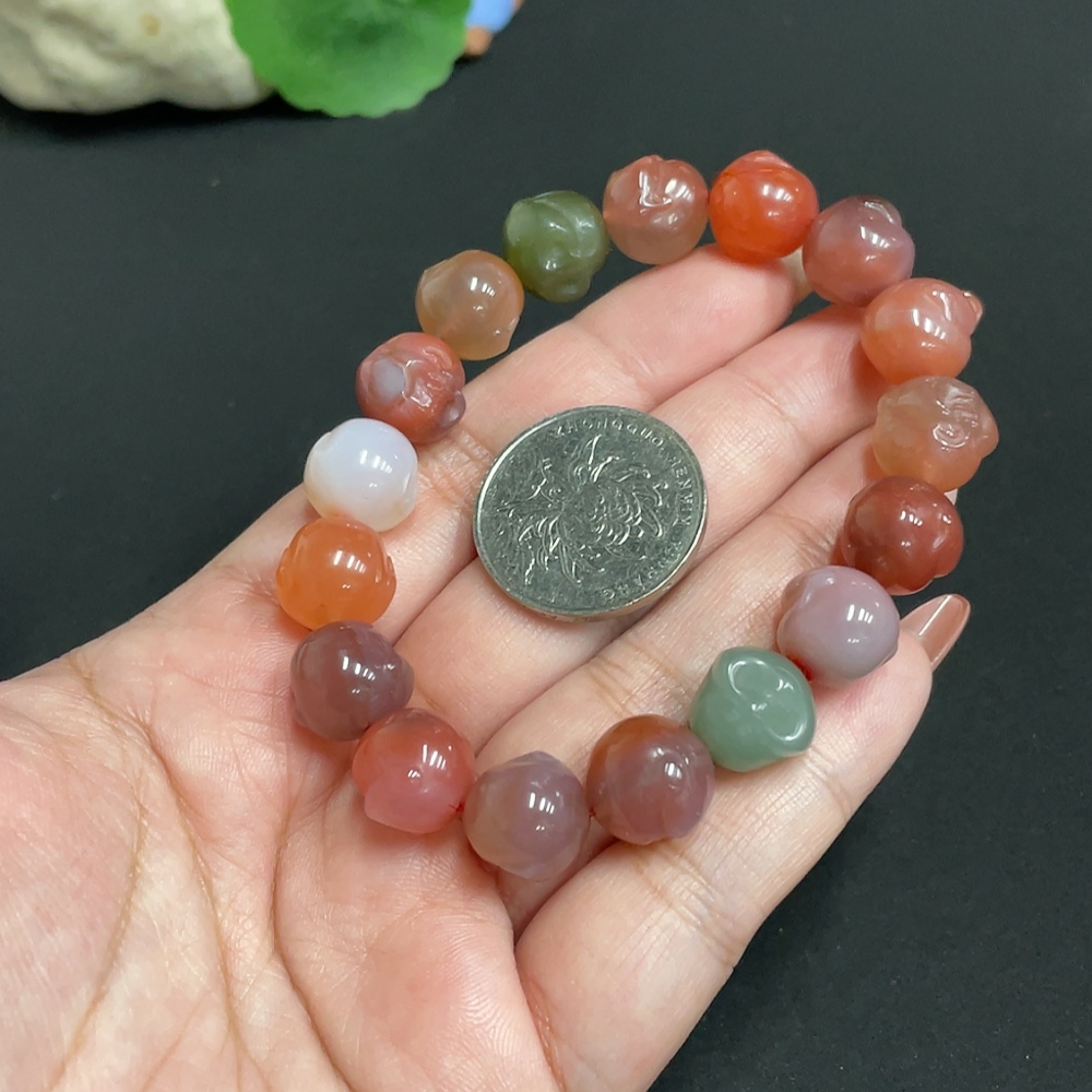 H35099967 Yanyuan Agatha Buddha Bead Bracelet
