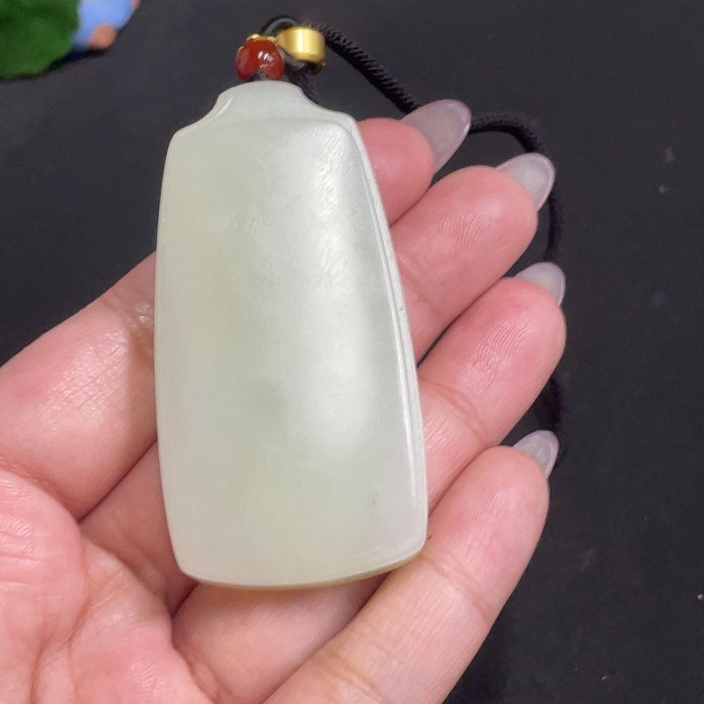 H33880881 Hetian Jade Pendant, Plain Pendant