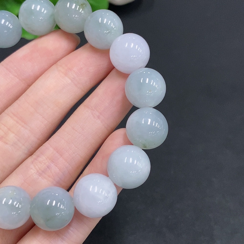 F30457454 Jadeite Bracelet 12.9mm Approx. Total Weight About 62.3g