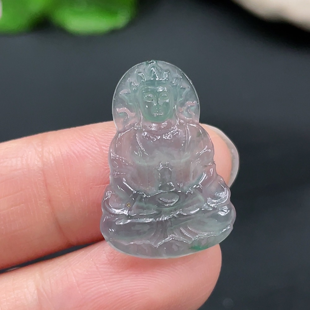 F26997341 Jadeite Tara Pendant Total Weight Approx. 2.55g