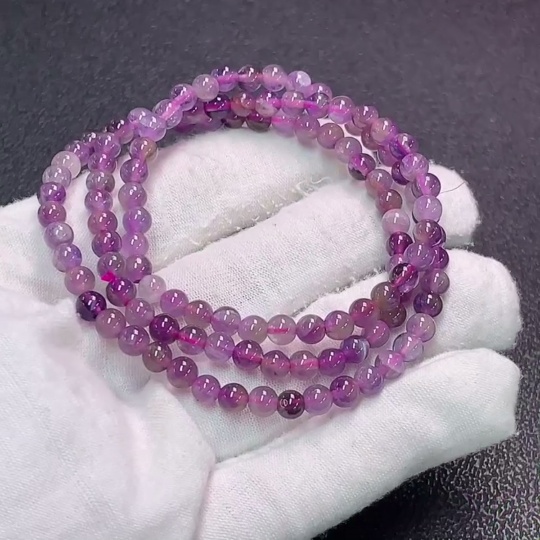 C33850812 Crystal Beaded Strand Total Weight Approx. 17.12g Size About 4.6mm