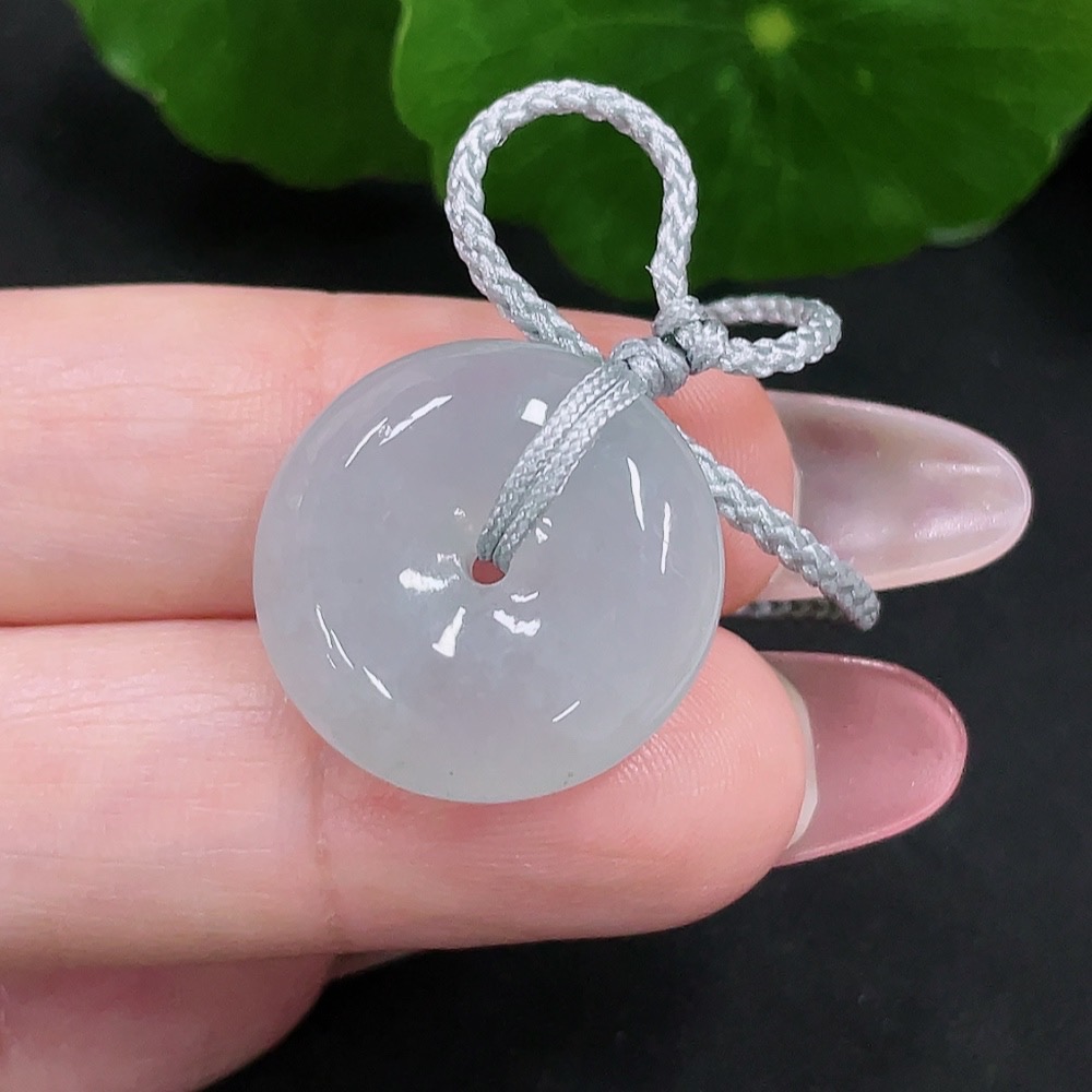 F34033545 Jadeite Safety Buckle Pendant Total Weight Approx. 5.2g