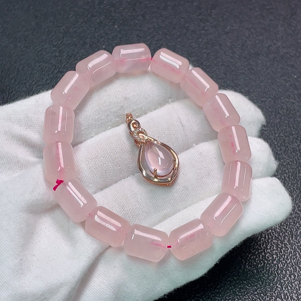 C34989307 Crystal Bracelet + Pendant Non供求Gold Total Weight Approx. 31.45g Sell as a Lot