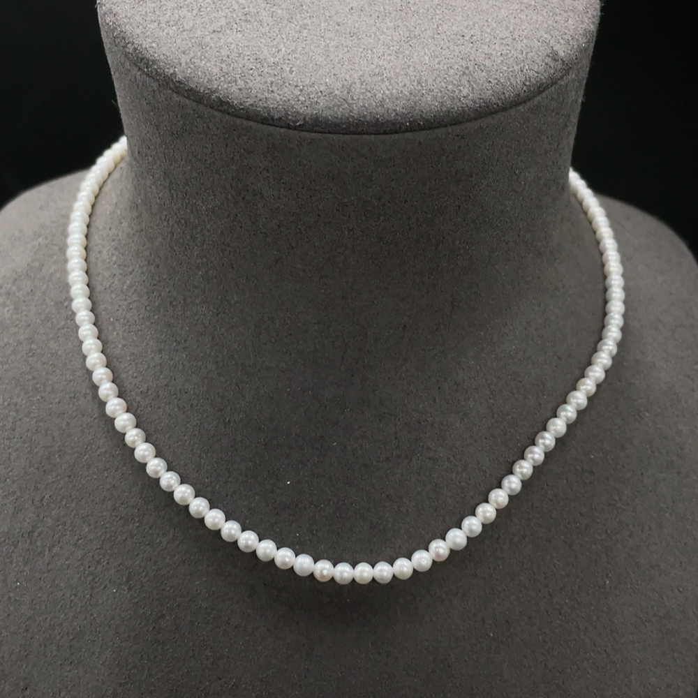 C20286806 Pearl Necklace Non-Gold Setting Total Weight Approx. 9.47g Size Approx. 4.0mm