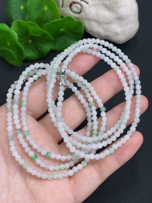 F34071734 Jadeite Beads Sell as a Lot Non-Gold