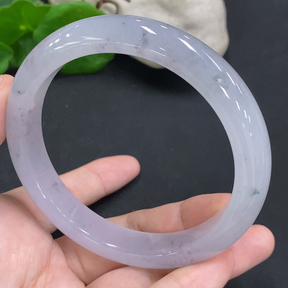 F34001702 Jadeite Round Bracelet Size 65 Total Weight Approx. 69.3g