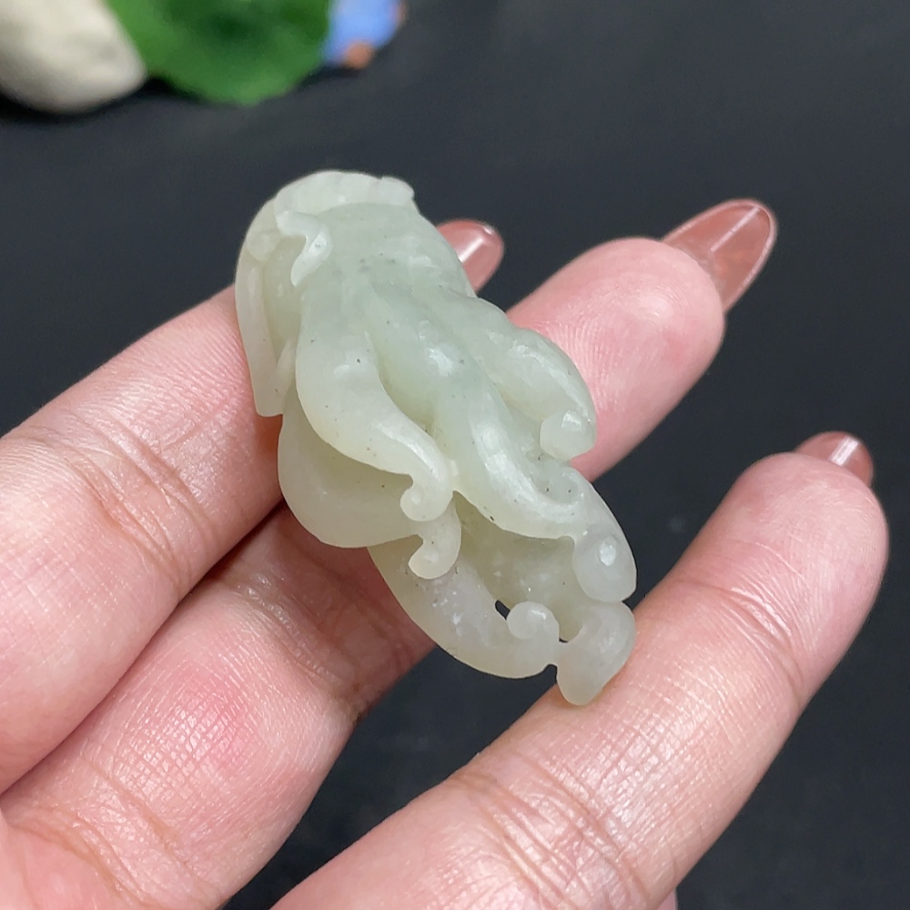H34011854 Hetian Jade Pendant Buddha's Hand Total Weight About 22.9g