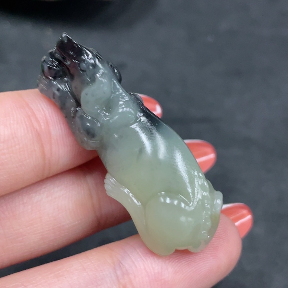 H34961187 Hetian Jade Pendant - Prosperity, Total Weight Approx. 10.7g