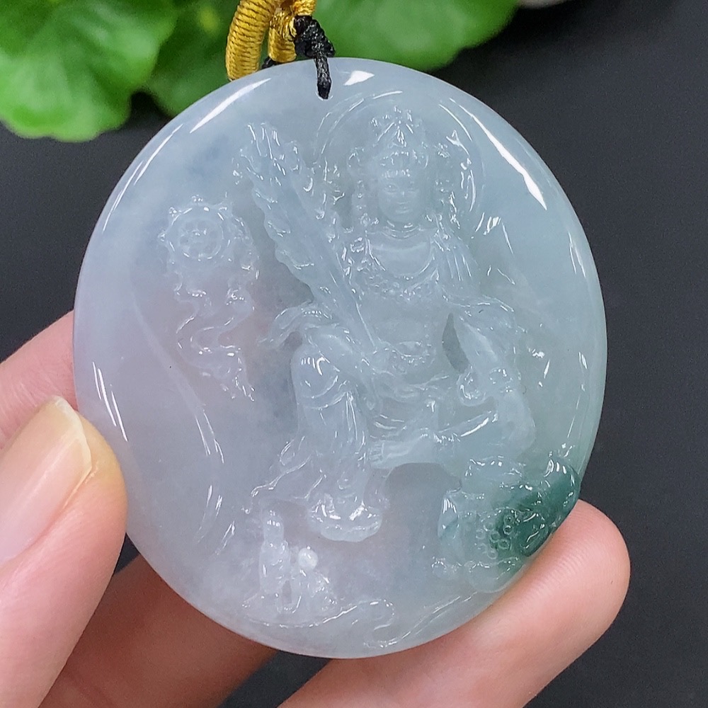 F22457825 Jadeite Tara Pendant Total Weight 26.659g