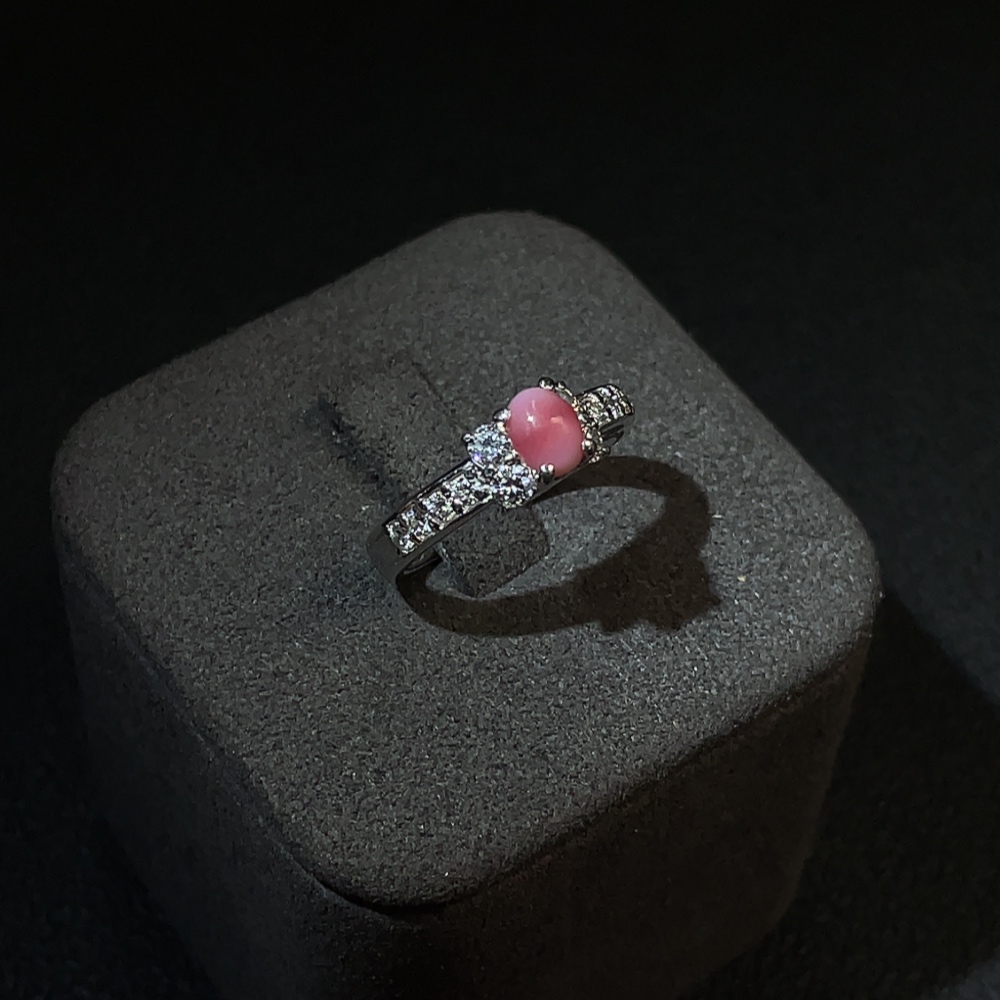 C25845576 Conch Pearl Ring pt900 Total Weight Approx.4.85g Size 12#
