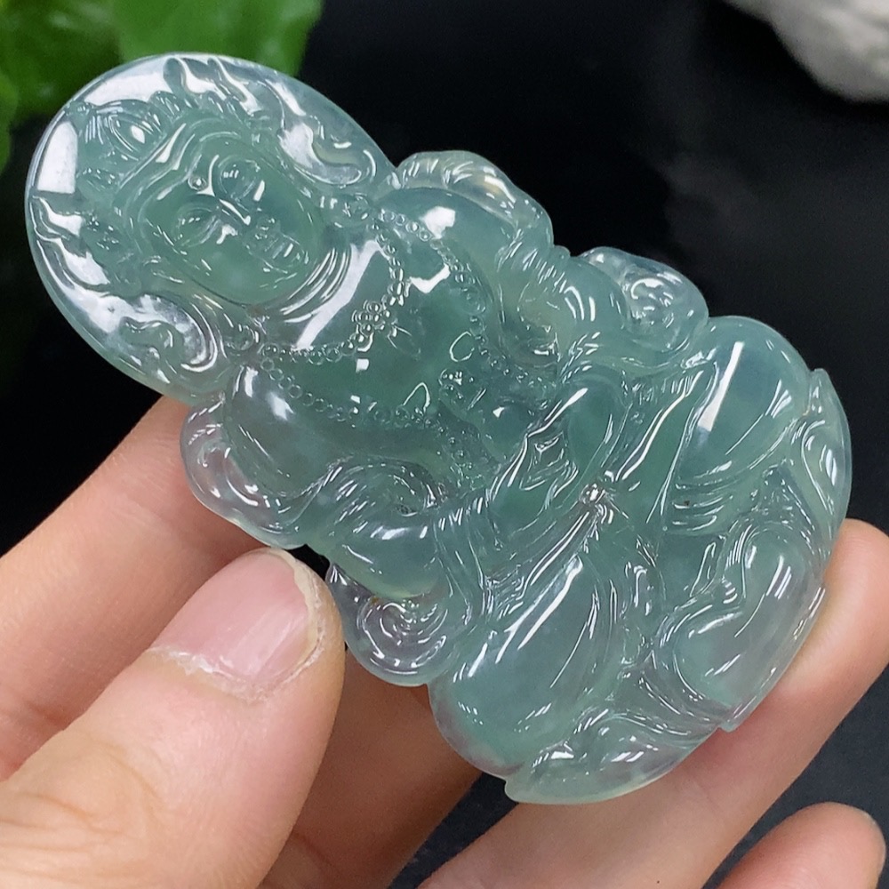 F27143331 Jadeite Tara Pendant Total weight about 27.11g