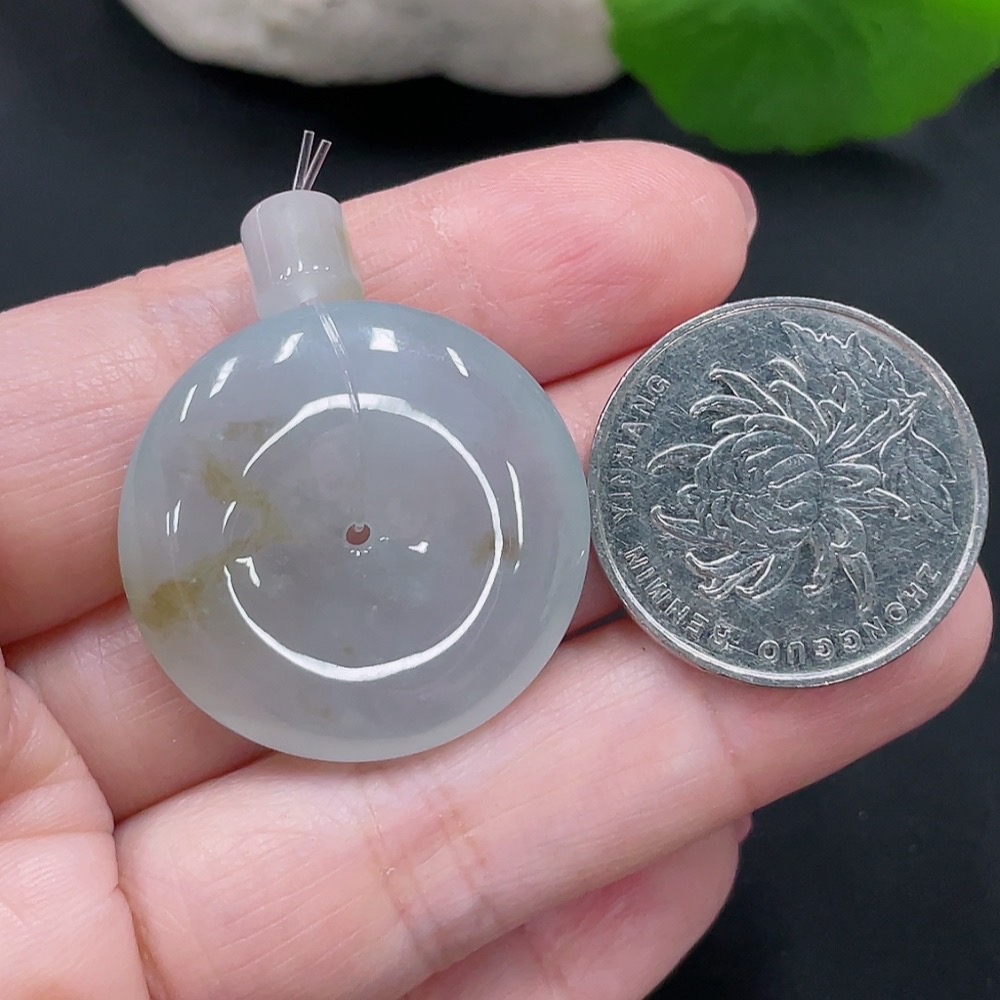 F24787490 JadeitePeace Knot Pendant, Total Weight Approx. 11.4g