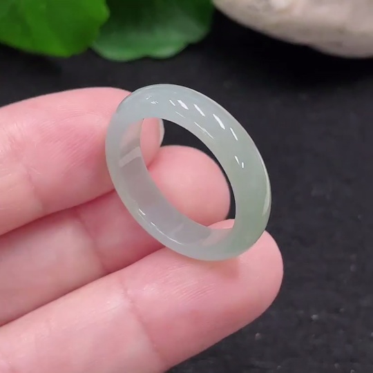 F33828281 Jadeite Ring Size 18 Total Weight Approx. 3.15g