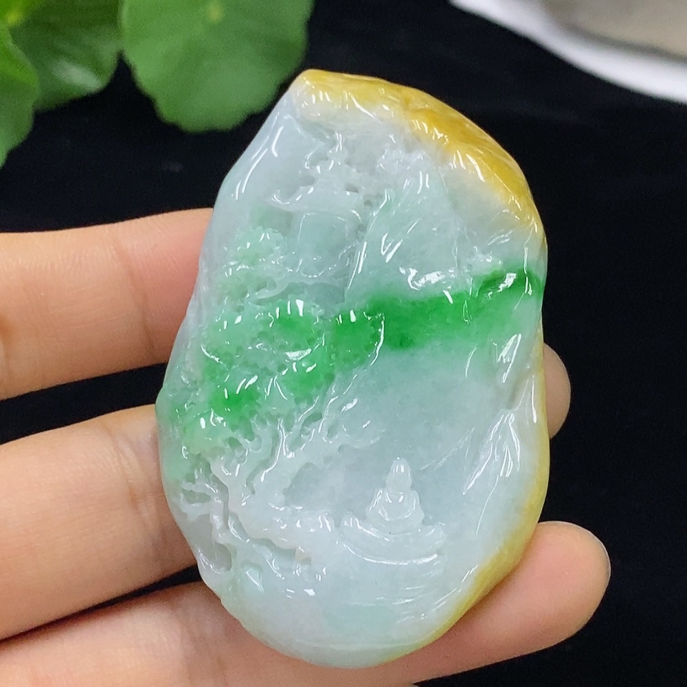 F31649814 JadeiteEnlightenment Pendant