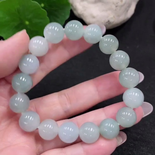 F32709342 Jadeite Bracelet Bead Size Approx.11.1mm Total Weight Approx.38g