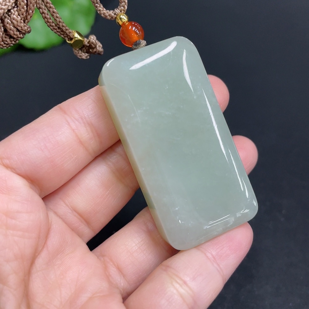H34052429 Hetian Jade Pendant, Plain Pendant
