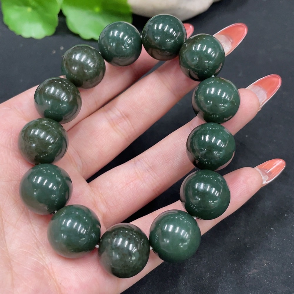 H35112809 Hetian Jade Bracelet, Approx. 16mm, Total Weight Approx. 83.5g