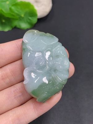F35078547 Jadeite Fortune Before Your Eyes Pendant, Total Weight Approximately 47.8 Grams