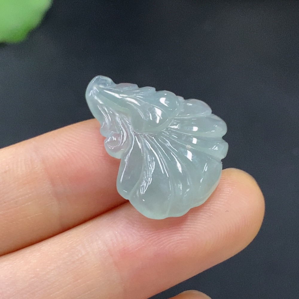 F27089385 Jadeite Cabbage Pendant Total Weight Approx. 3.15g