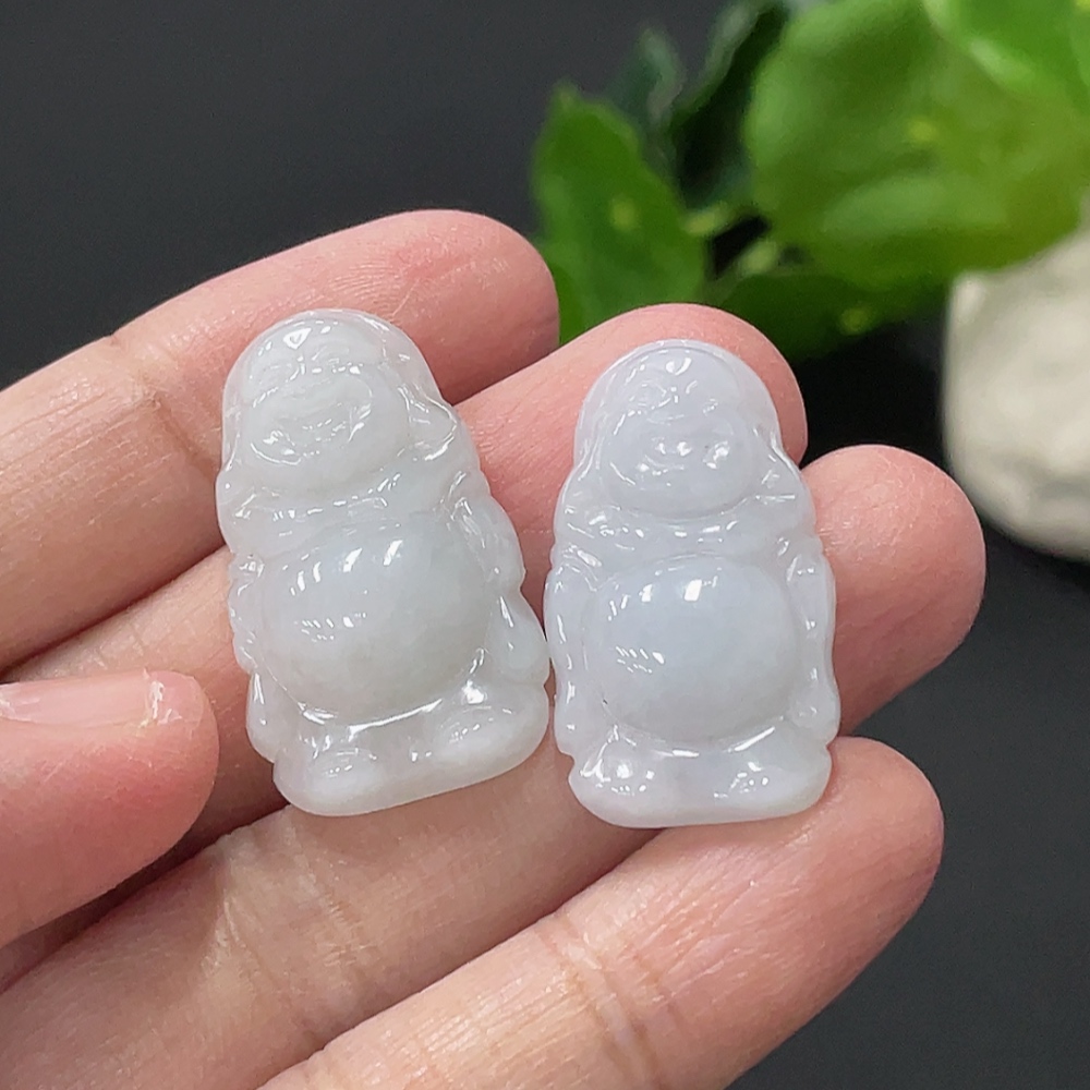 F35108567 Jadeite Standing Buddha Pendant Sell as a Lot