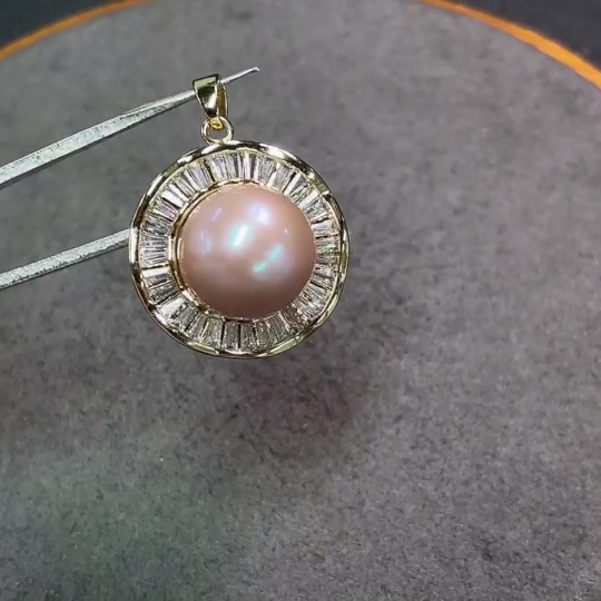 C34037974 Pearl Pendant Non-Gold Total Weight Approx. 6.02g Size About 12.7mm