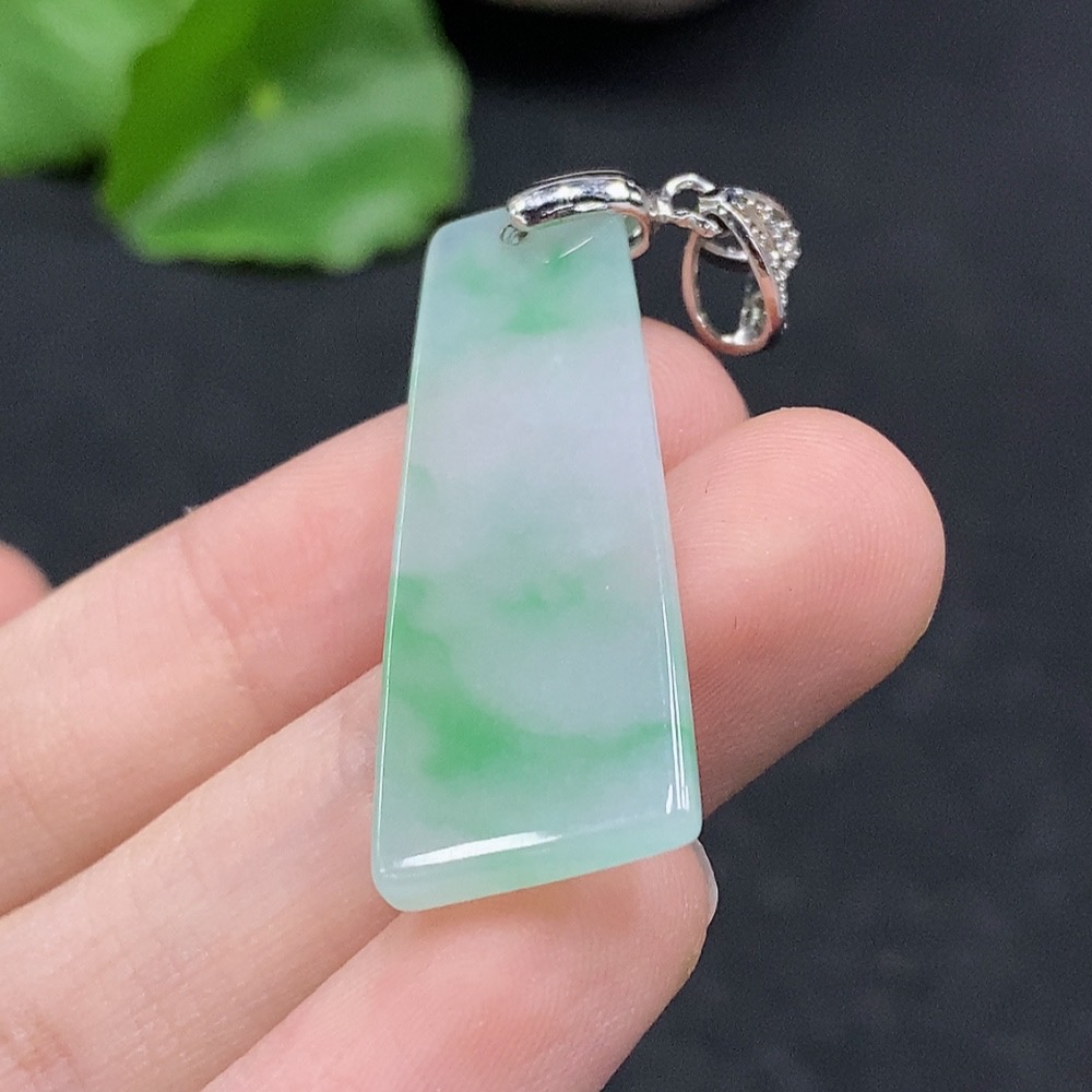 F33895189 Jadeite Plain Pendant Non-Gold Total Weight about 3.4g