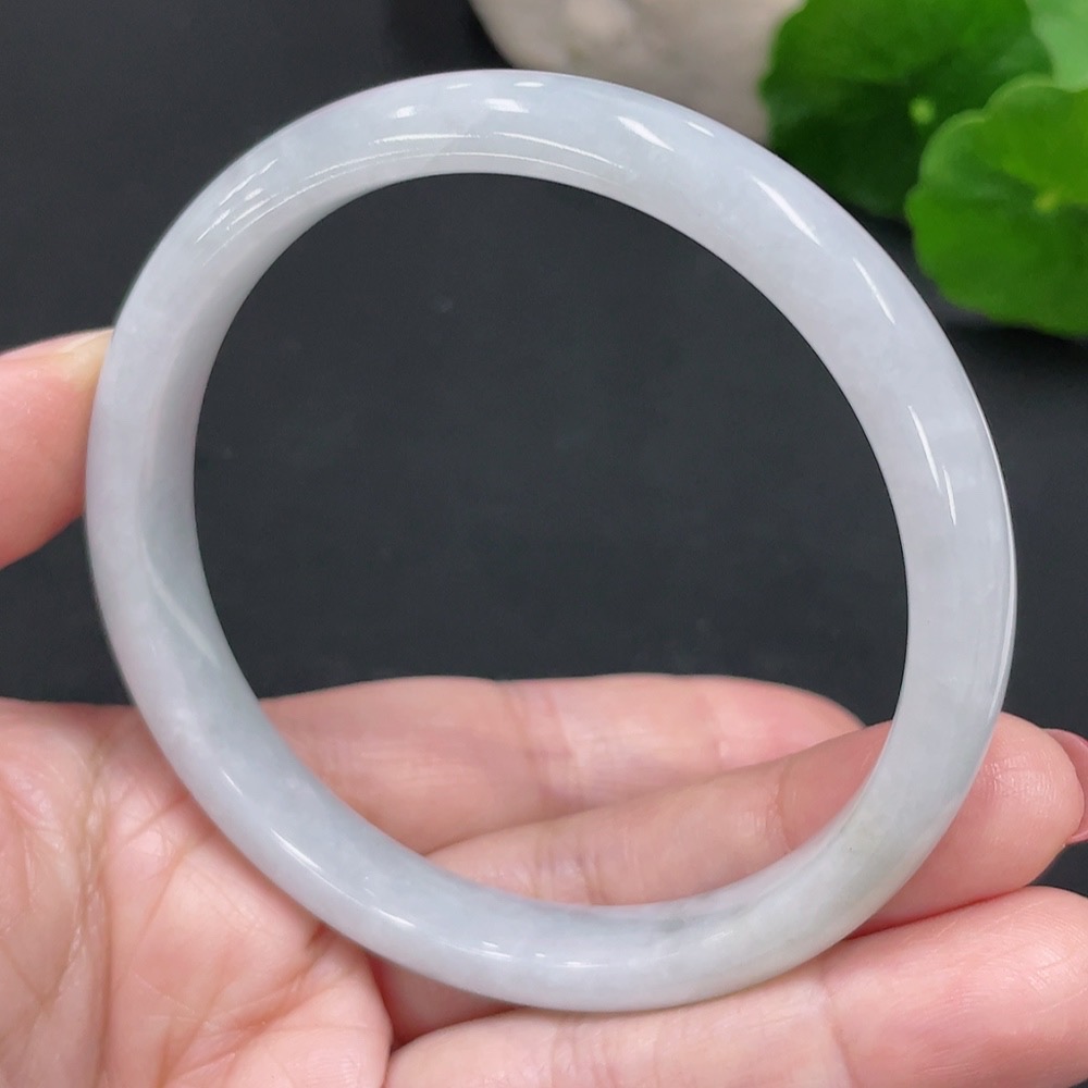 F25904847 Jadeite Round Bracelet, 59.4 Inner Diameter, Total Weight Approx. 35.4g