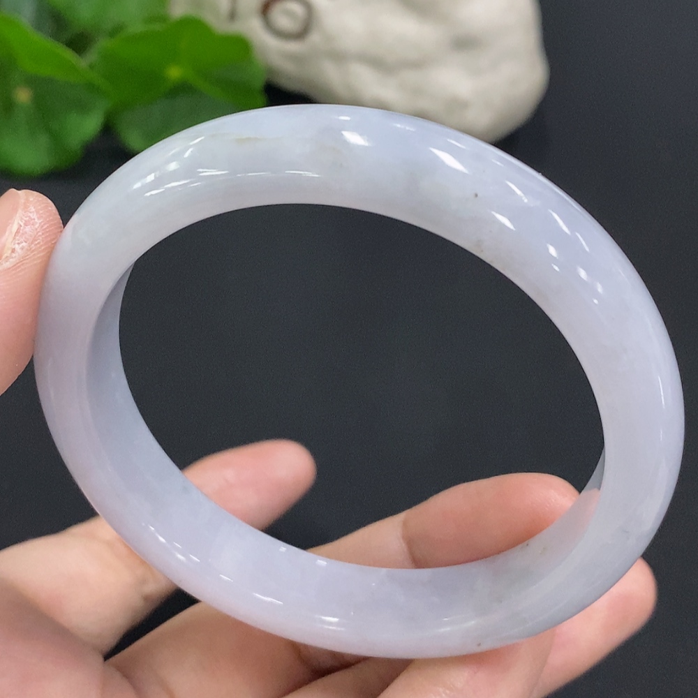 F34069871 Jadeite Round Bracelet Size 57.9 Total Weight Approx. 52.4g