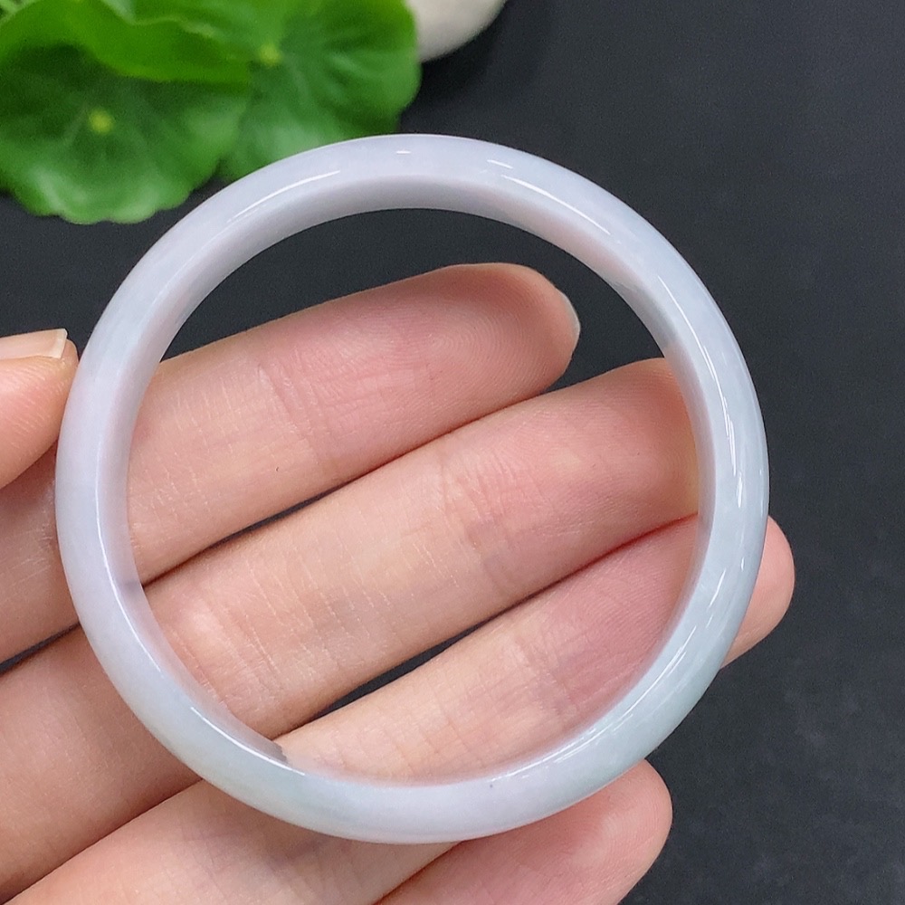 F33830711 Jadeite Round Bracelet Total Weight About 22g Size 46.6