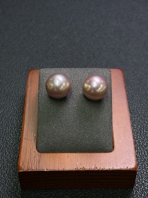 C28222921 Pearl Earrings 18K Gold Setting Total Weight Approx. 5.15g Size 11.9mm