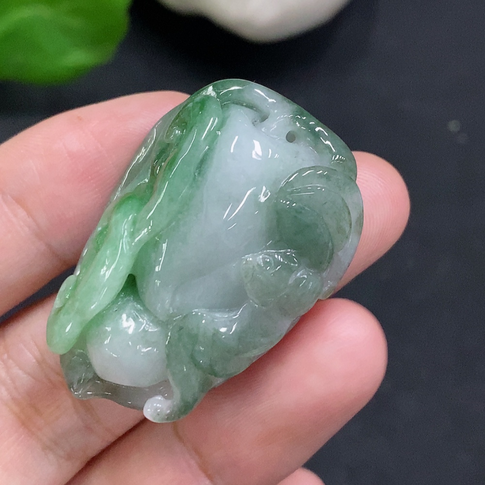 F32801961 Jadeite Pendant Total Weight Approx. 18.3g