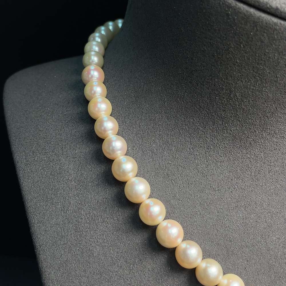 C33890091 Seawater Pearl Necklace with Pearls, Non-Gold, Total Weight Approx. 42.07g, Size About 8.3mm