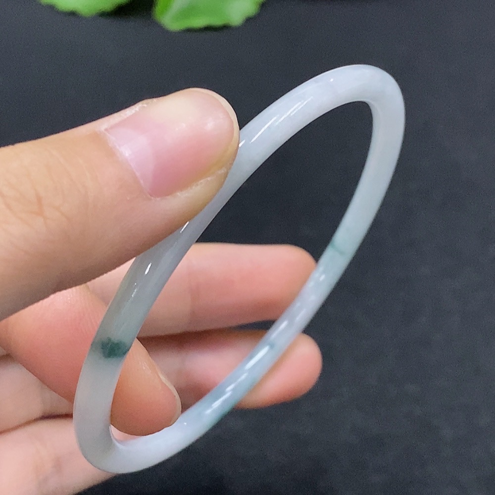 F32819038 JadeiteRound Bangle Bracelet, Size 60.8, Total Weight Approx. 12.54g