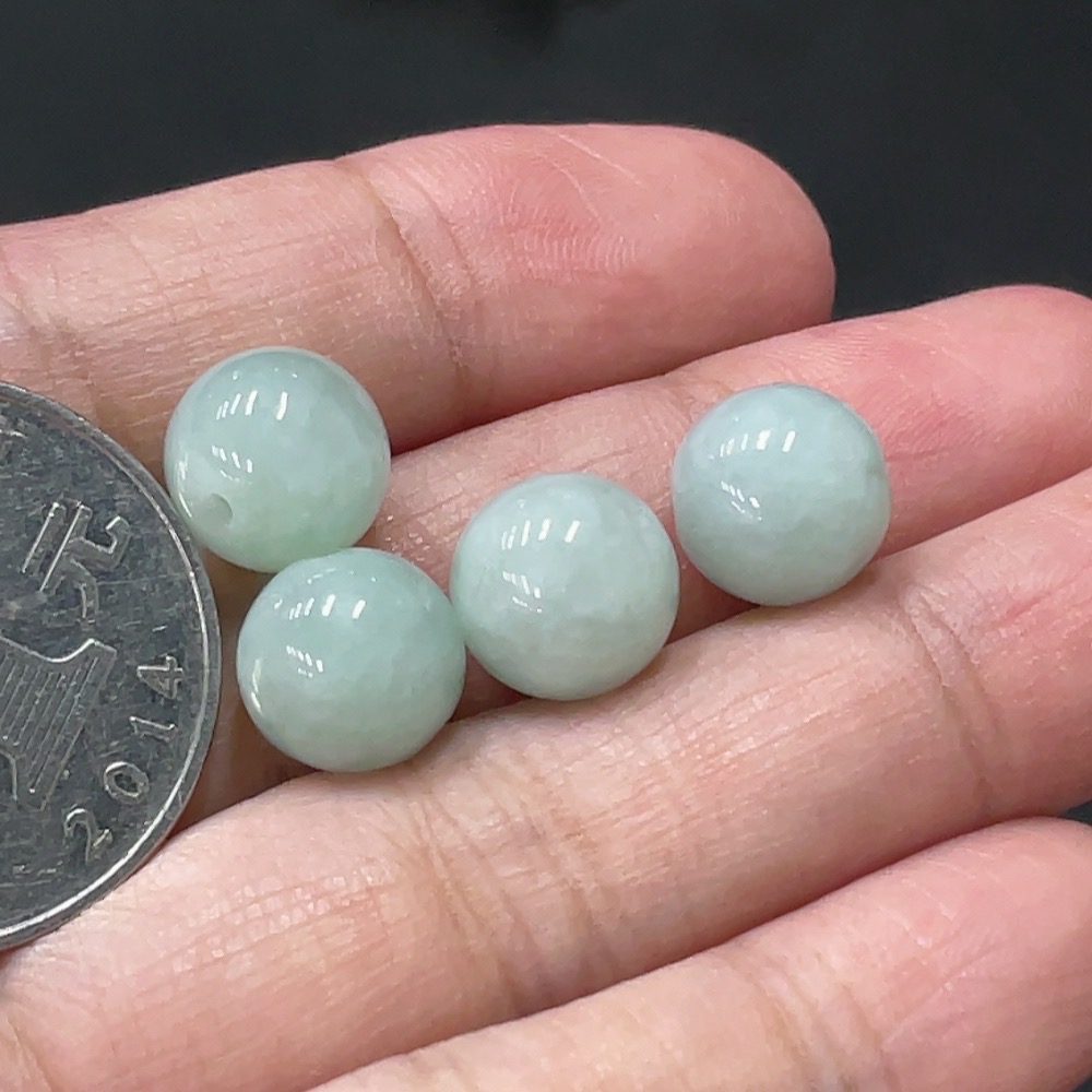 F20208118 Jadeite Beads Approx. 9.7/9.8mm