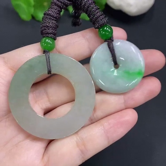 F34069848 Jadeite Pendant Sell as a Lot (Beads Non-A)