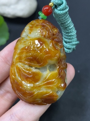 F28250070 Jadeite Pendant Total Weight Approx. 39.92g Color Origin Undetermined