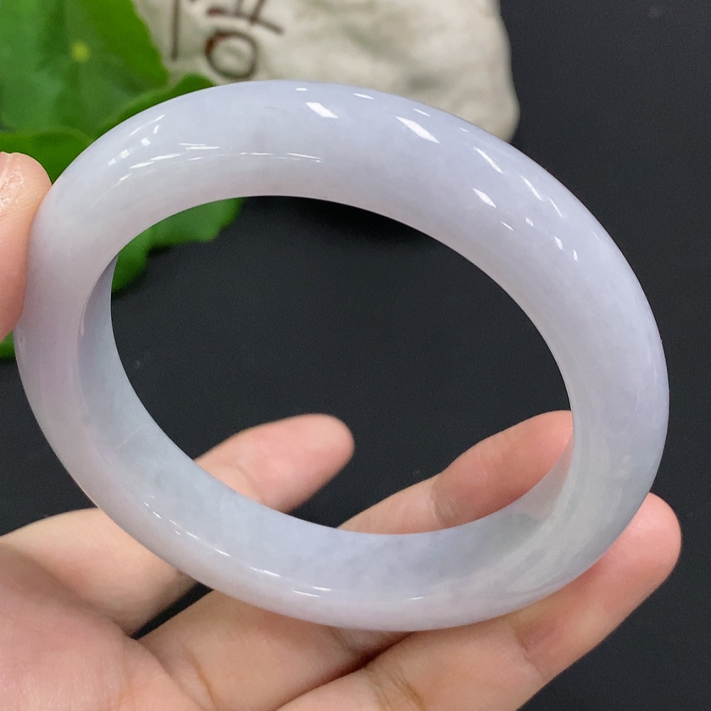 F34051757 Jadeite Round Bangle Size 56.4 Total Weight Approx. 67.5g