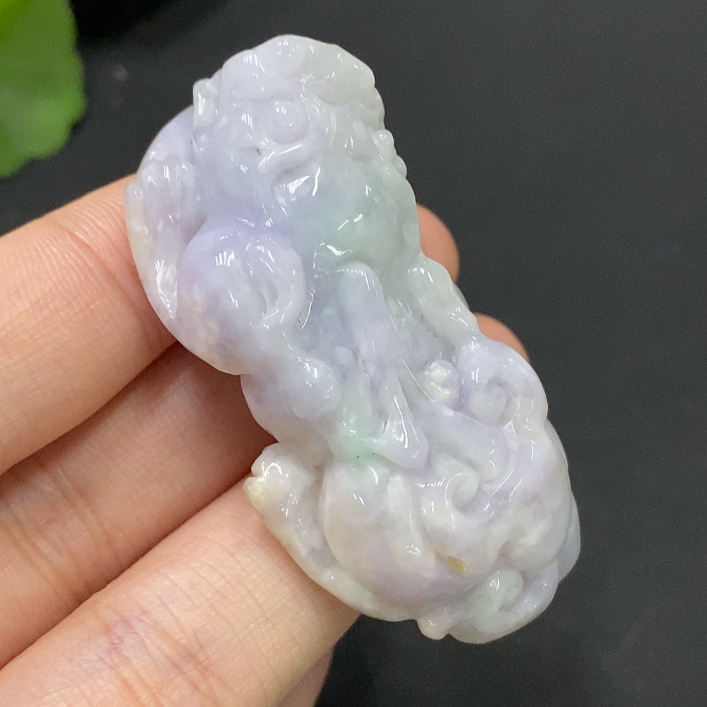 F28197691 Jadeite Pendant, Total Weight Approx. 41.7g, Pixiu
