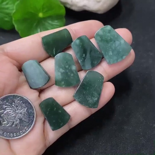 F35117738 Jadeite Rough Pendant Plain Pendant Sell as a Lot