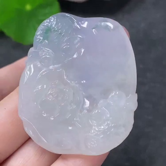 F32799399 Jadeite Pendant "Abundance Year after Year" Approx. 28.49g