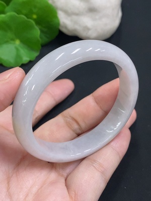 F32702278 Jadeite Round Bangle, Size 51.6, Total Weight Approx. 39.1g