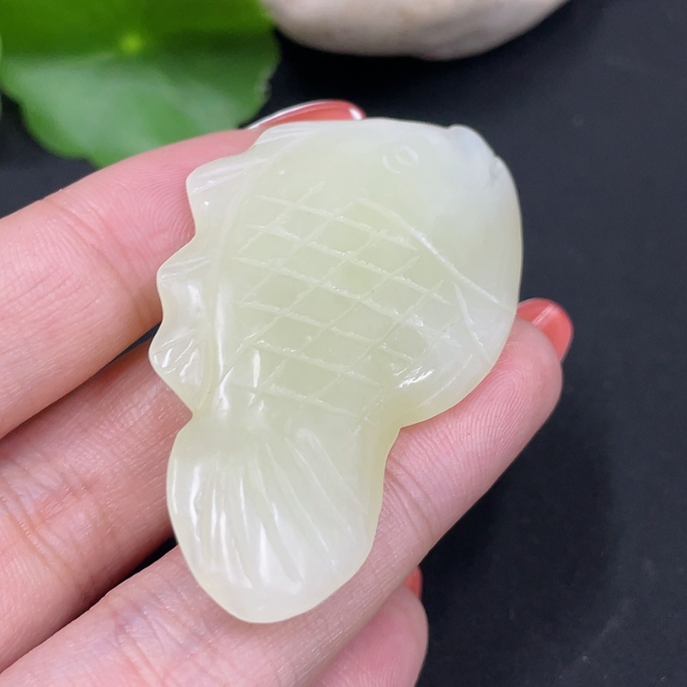 H34016937 Hetian Jade Pendant - Abundance Year after Year, Total Weight Approx. 19.6g