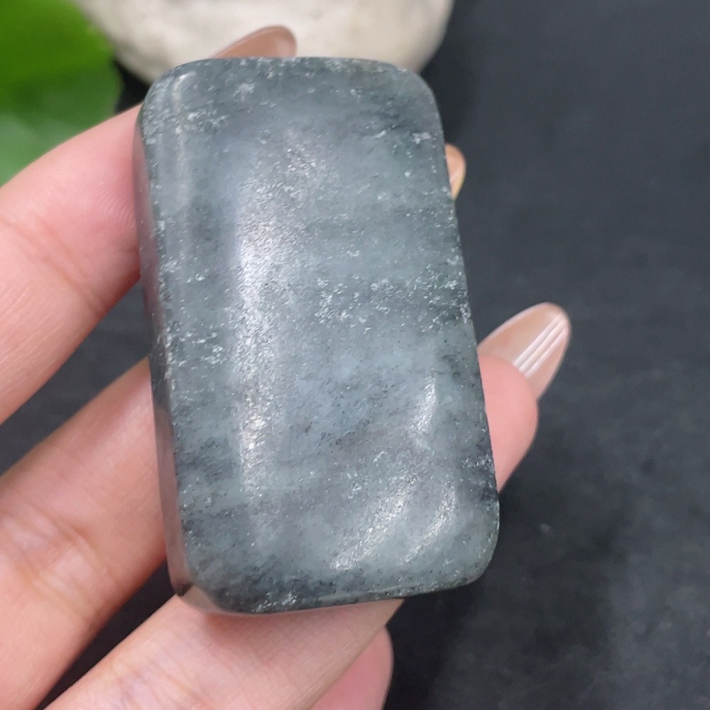 H32705689 Hetian Jade Pendant Plain Pendant Total Weight About 45.2g